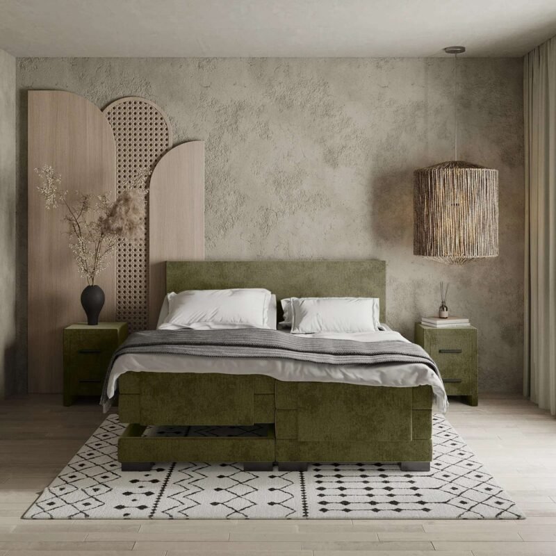 Elektrische Boxspring Culemborg Voor aanzicht