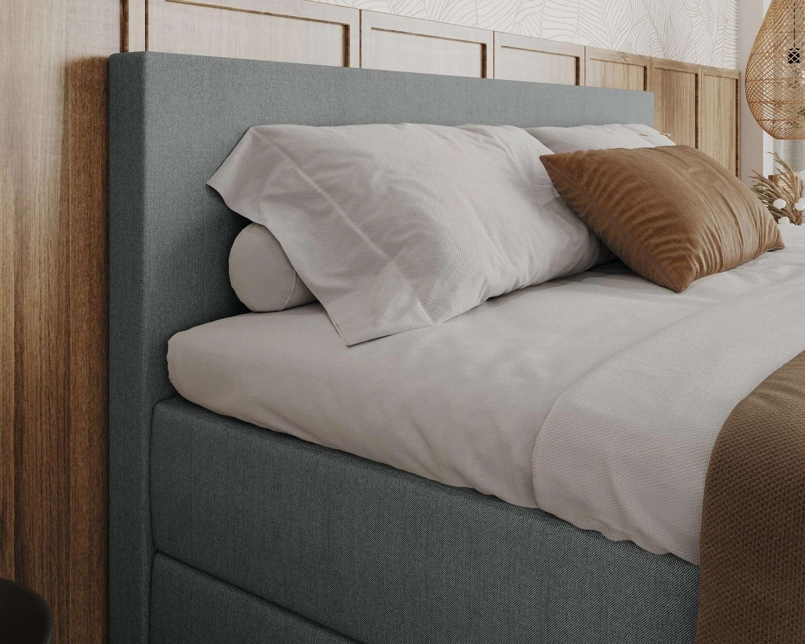 Boxspring etten-leur zij aanzicht ingezoomd