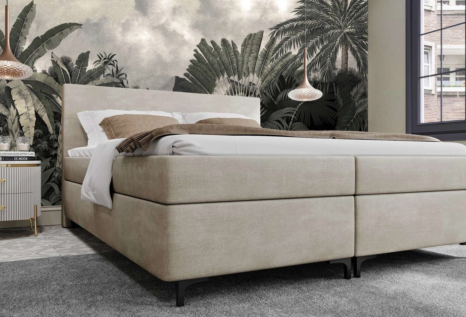 Boxspring Breda voor aanzicht ingezoomd